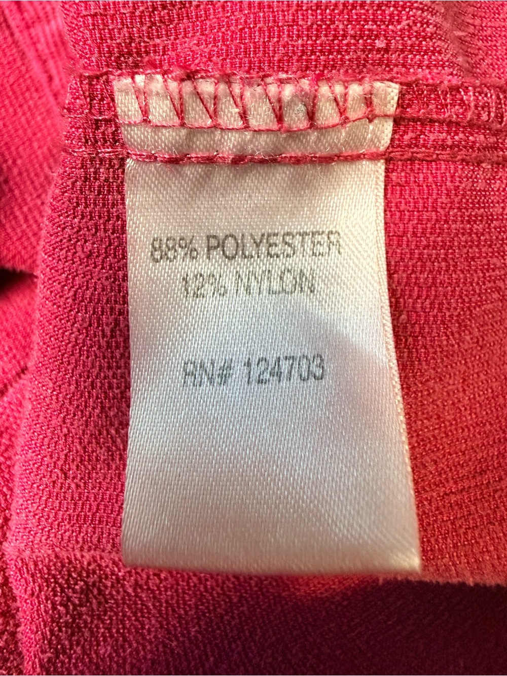 Rebecca Malone Hot Pink Pintuck Button Down Blouse Size 6 Y2K Retro - Picture 10 of 10